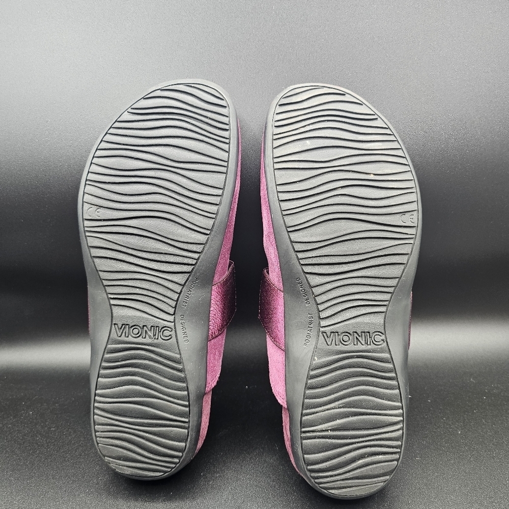 Vionic Laurel Merlot Slip On Slides Clogs - image 8